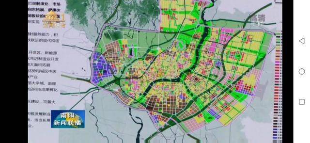 看南阳最新规划图,来讨论下现在的新城区建设_城市