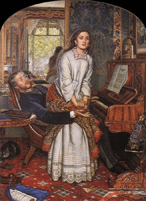 威廉·霍尔曼·亨特(william holman hunt)拉斐尔前派创始人油画_作品