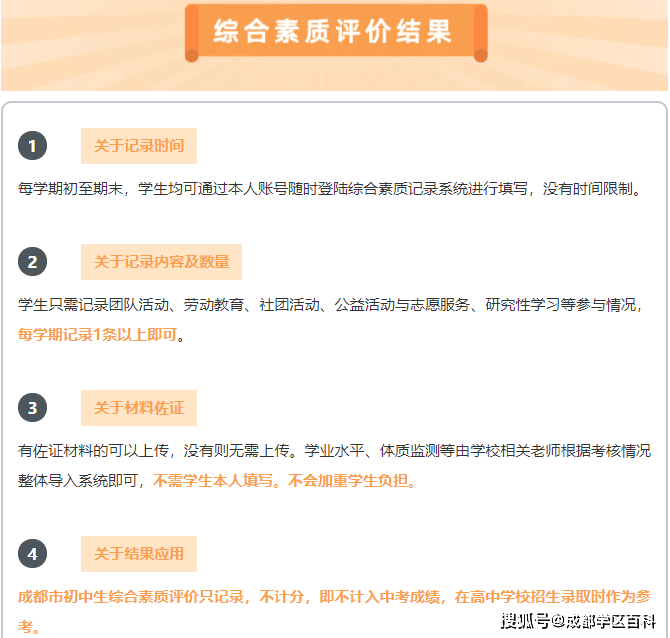 中考综合素质评价是啥为啥它和升高中息息相关