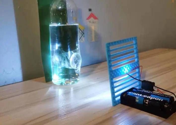 材料:水,粘土,卡纸,光屏等材料,辅以凸透镜,凹透镜,电池,光具座等