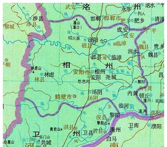 从古到今,通过地图了解安阳市的历史变迁_时期_邺城_魏郡