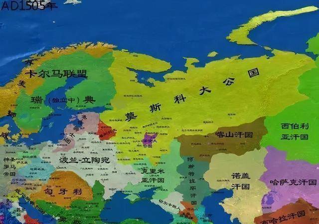 俄罗斯广袤的国土有四分之三左右都分布在亚洲,欧洲部分只占俄罗斯