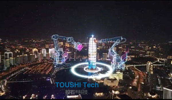 投石科技打造地标建筑ar秀云上联动火爆出圈