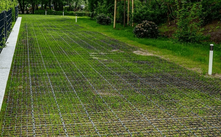 新型的路面支撑器—碎石铺路格_绿化_停车场_排水