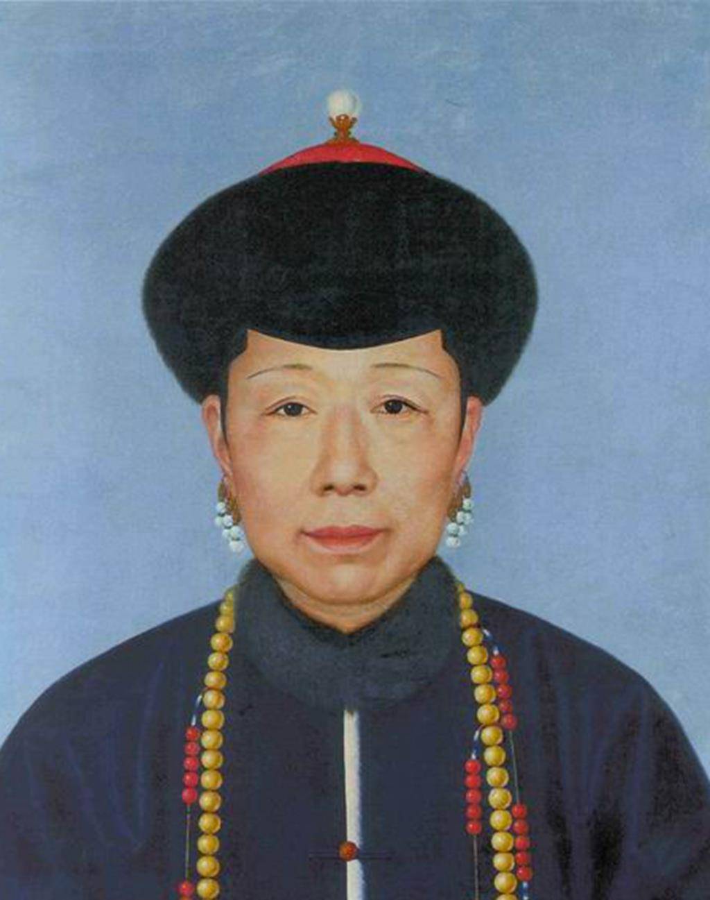 的清朝妃子皇后形象:图1是"甄嬛",图2是乾隆的最爱_皇太后_画像_弘历