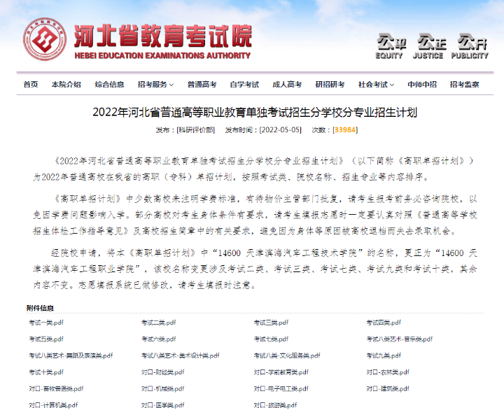 2022年河北高职单招招生计划公布,涉及专业,学费,招生人数_考试_高校
