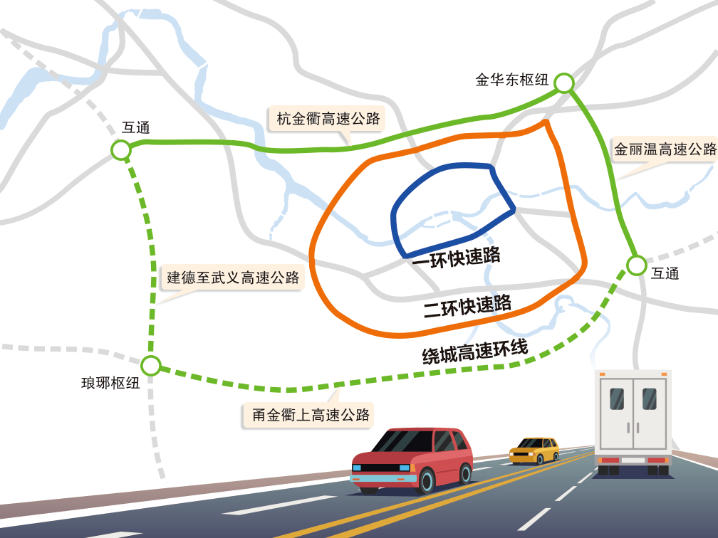 126亿双向六车道金华绕城高速最新消息来了