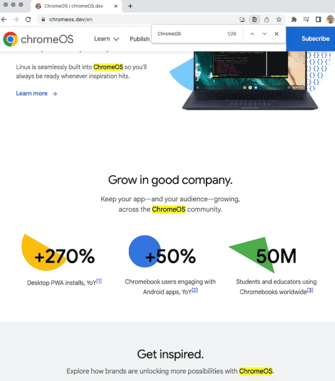 现在是chrome操作系统而不是chrome操作系统