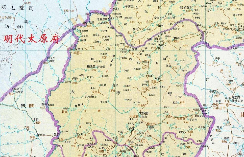 山西明朝时有五个府,仅一个以"州"为名_大同_太原