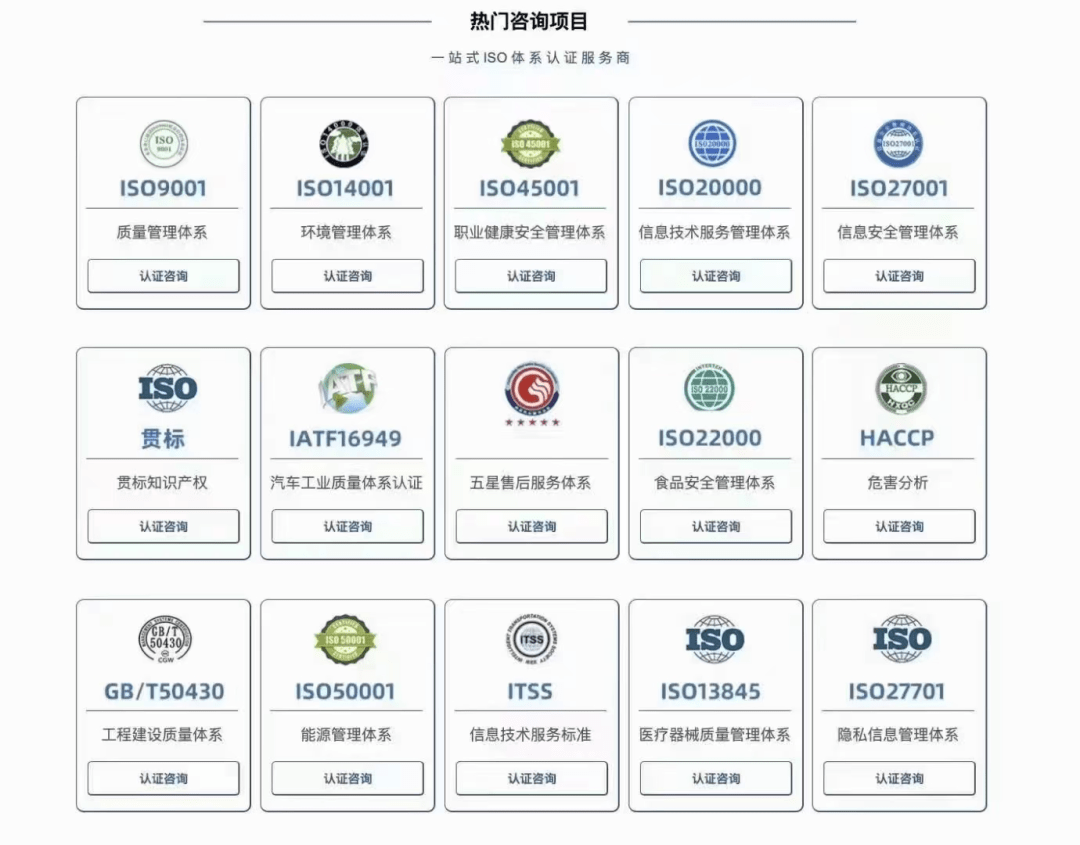 emc易倍【干货分享】企业认证项目大全！建议收藏(图1)