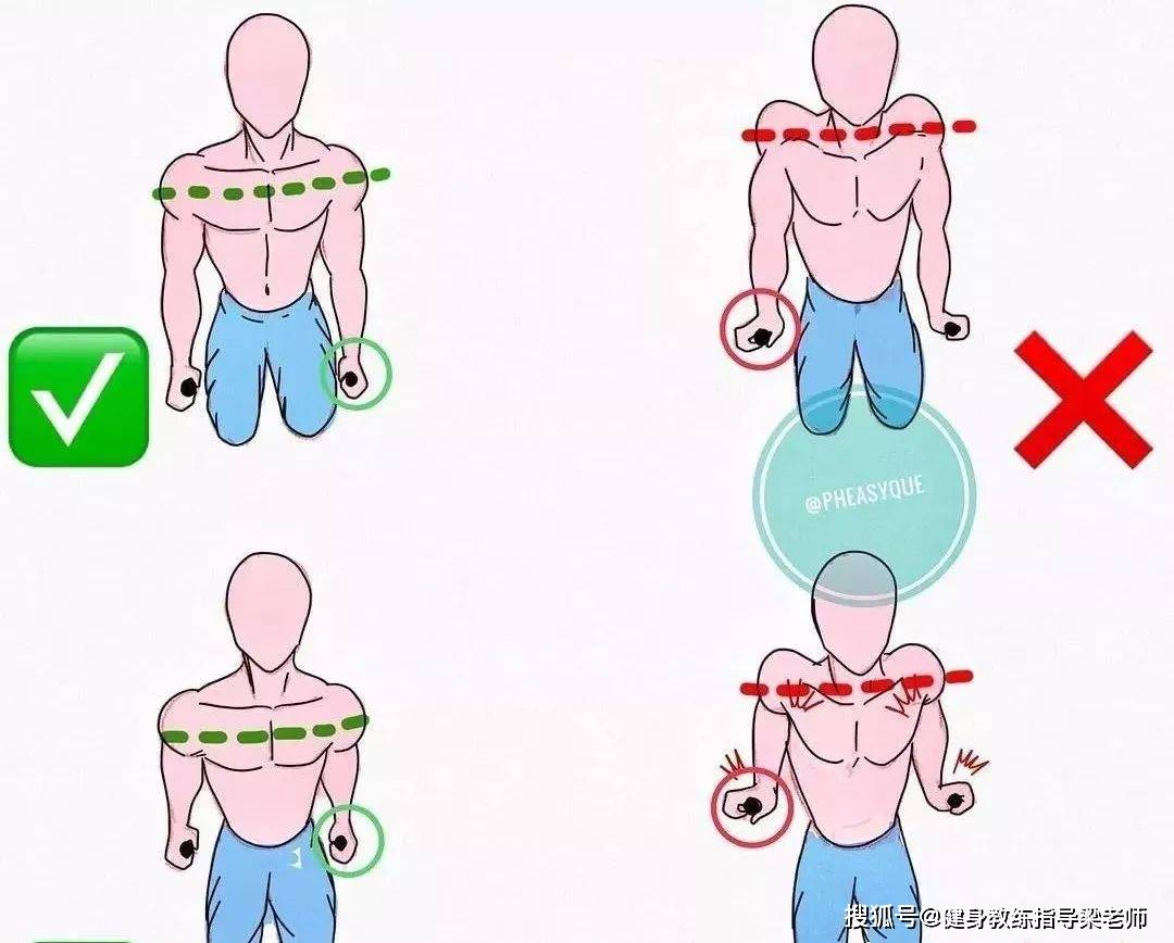 训练动做不标准，小心身体废掉~!