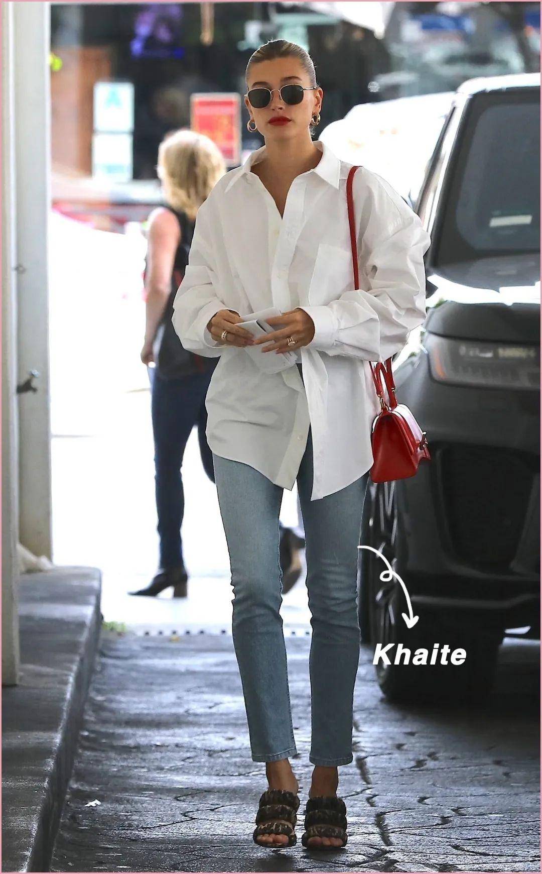 出街即炸街，Hailey Bieber 的大佬式私服