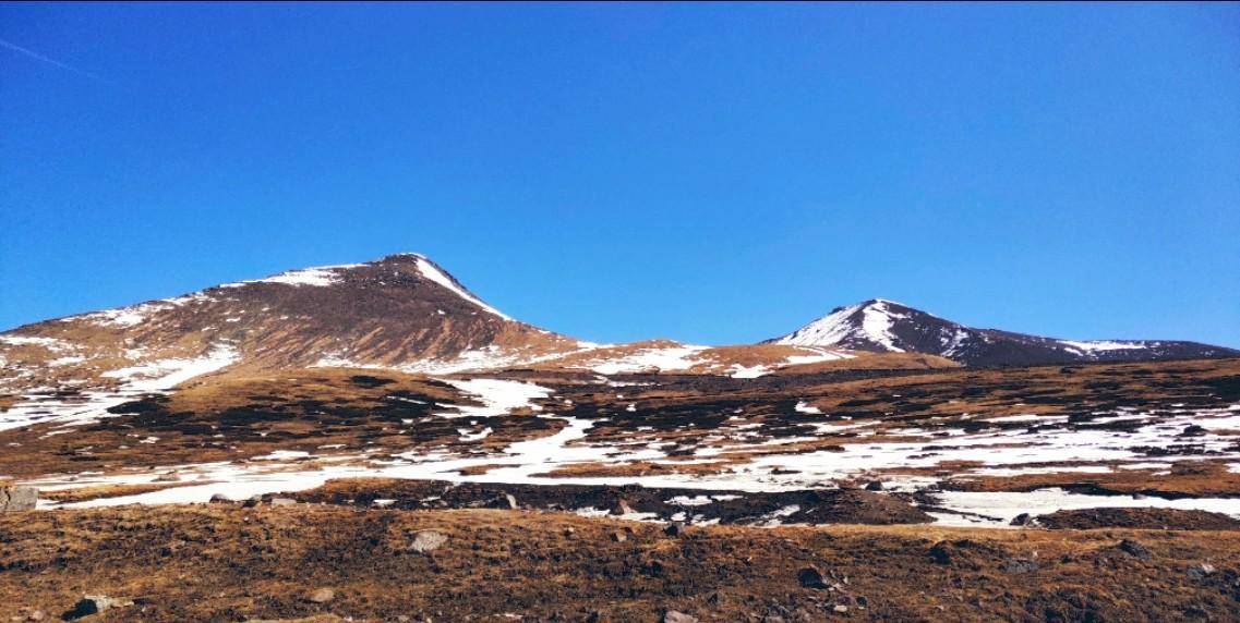 骑行巴州，从班禅沟翻越艾肯达坂抵达火烧桥，看斑斓雪山