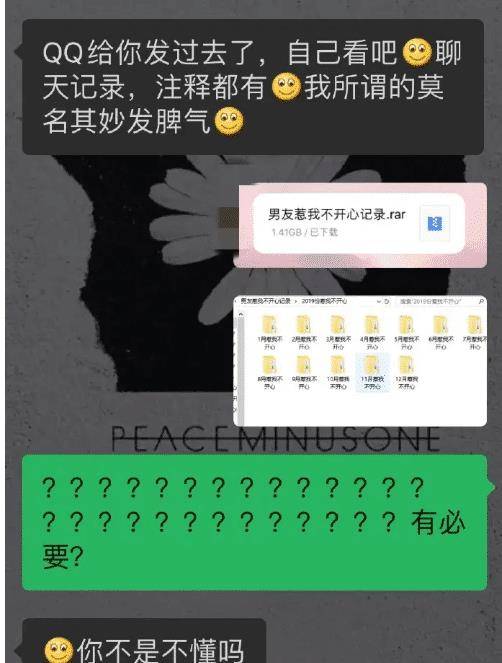 “女伴侣电脑上有个1.4G的文件夹，点开之后我差点思疑人生了”哈哈哈哈…