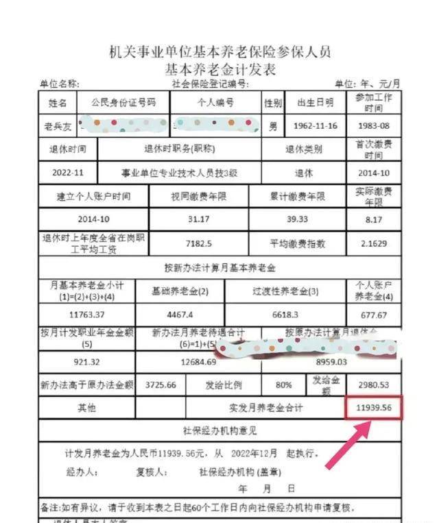 机关事业单元超万元的养老金事发分享，新老办法计算发放！