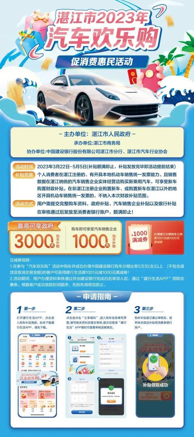 （湛江市民汽车欢乐购申请指南）2023湛江广电春季汽车房产展销会暨海鲜美