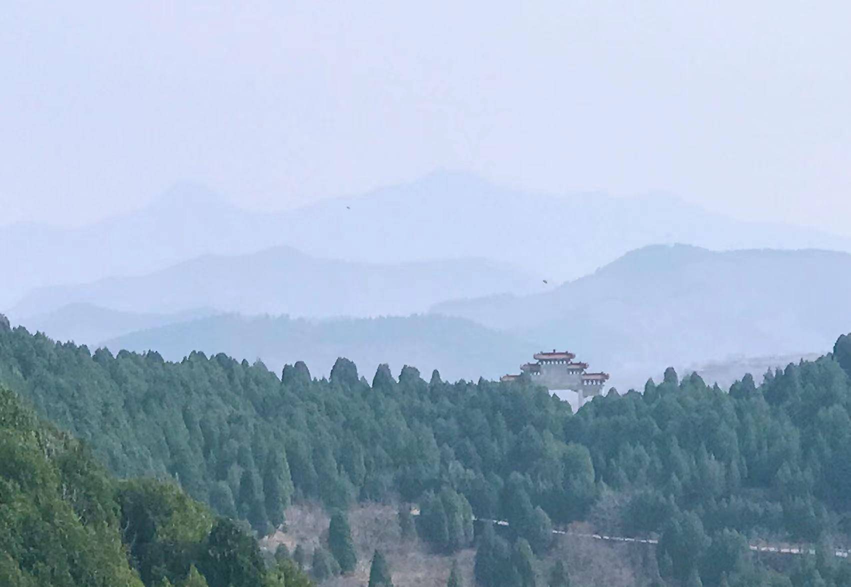 济南近郊一日游之赏杏花攀山头钻子房洞打泉水逛大集~