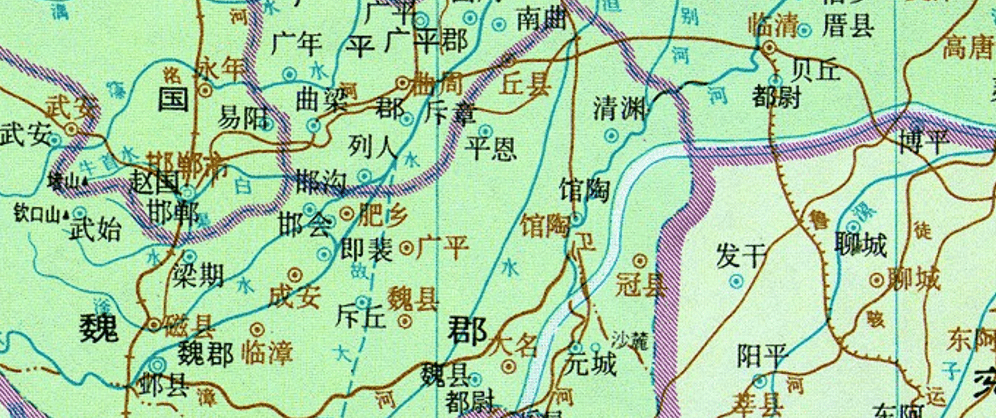 河北南部一县的4个2000年前地名，为何却呈现在1400公里以外之地