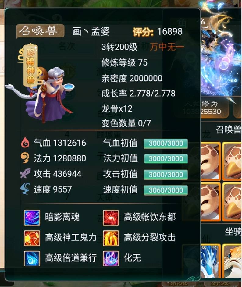 大话西游手游：做梦都想拥有这一身装备和宠物，属性太过极品了