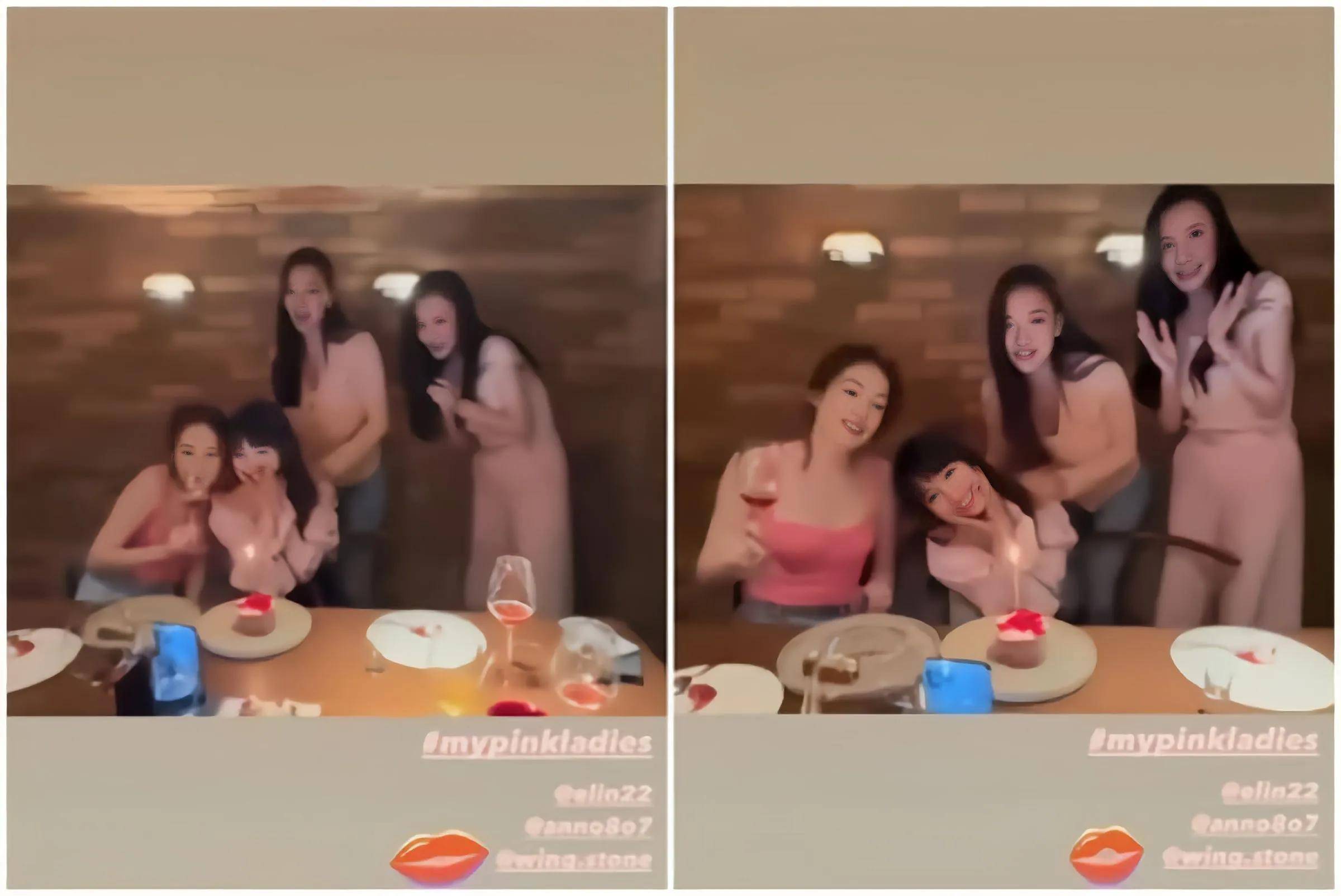 原创哥哥前妻李靓蕾开心晒照，与闺蜜提前庆祝生日，完全没婚姻阴影