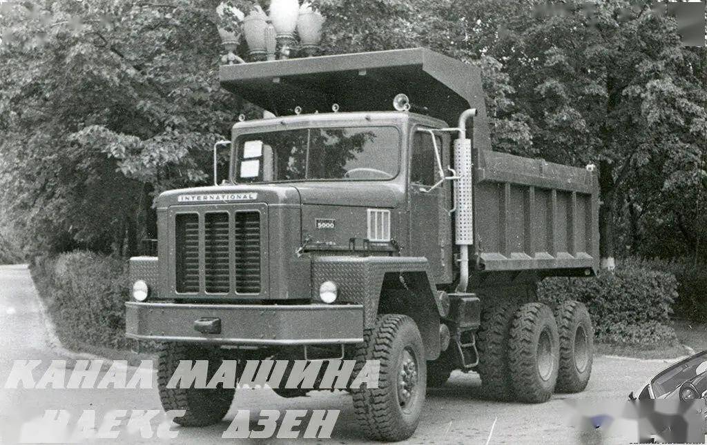 灾难一样的经历上世纪70年代苏联进口的美国万国牌自卸卡车
