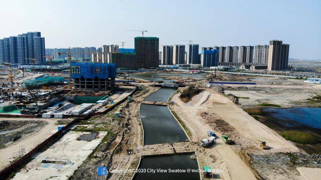 东海岸新城津湾商业商务项目建设近况2020515