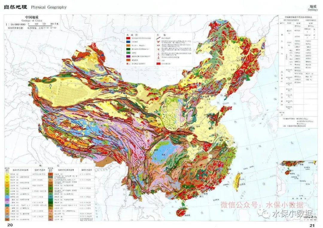 全国地质,水文,土壤,植被等自然资源区划图(d08)_中国