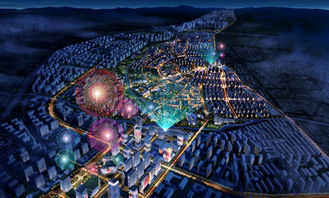 《包头市北梁腾空区夜景照明建设管控规划》,设计单位经过反复踏勘,与