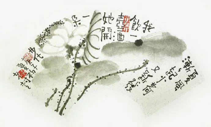 老树画画:江湖这么大,其中有鱼虾,其中开莲花,还有大王八