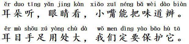 部编版一年级语文上册识字3 口耳目 微课视频 整理