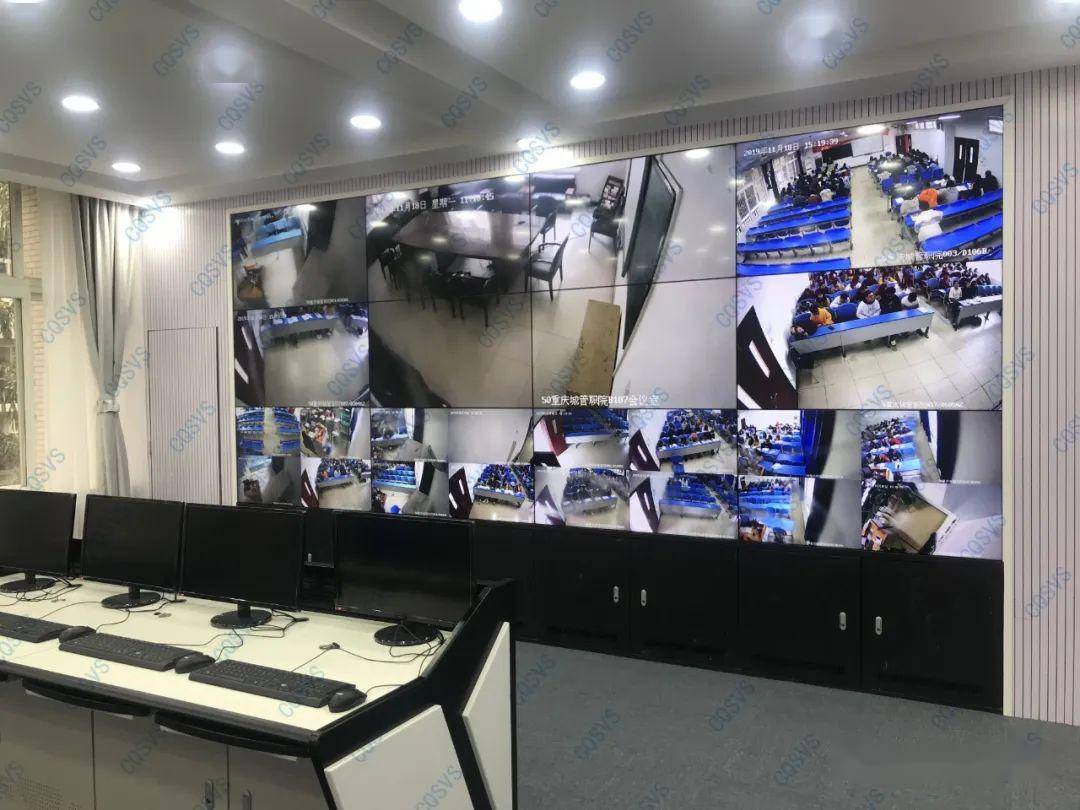 案例分享重庆迅控为某高校打造大屏监控项目