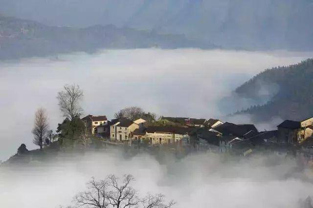 安徽一高山古村落,在央视《航拍中国》播放了!