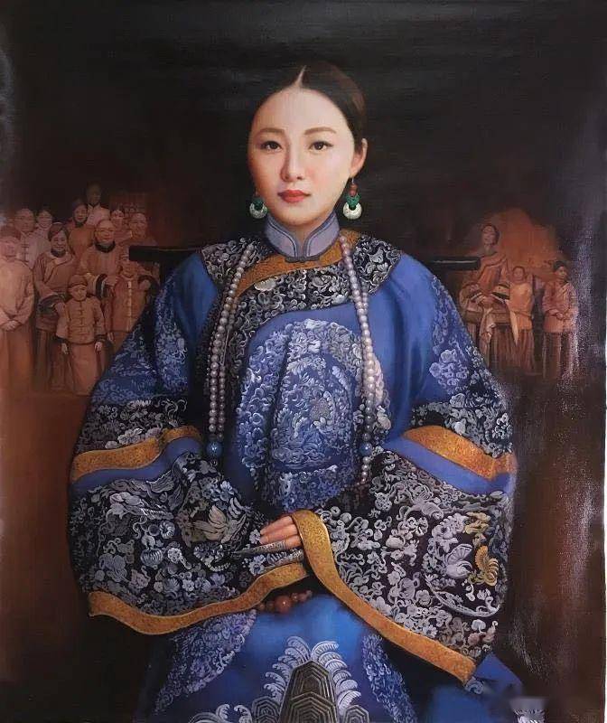 晏子油画《周莹艺术肖像》入选