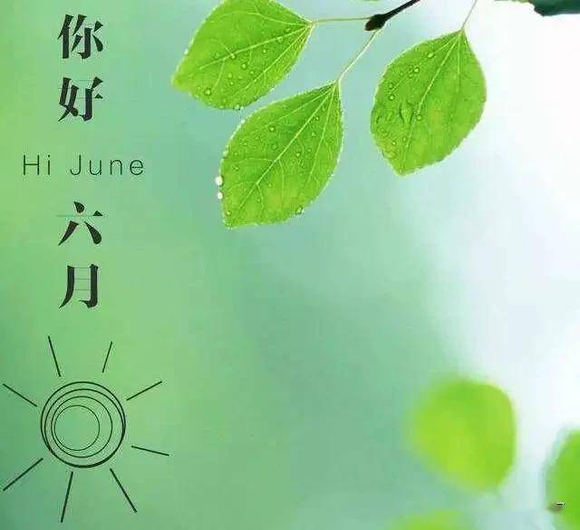 5月再见,6月你好