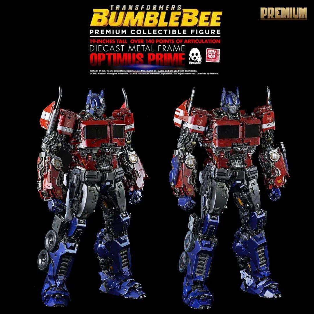 新品预定hasbroxthreezero19寸比例变形金刚外传大黄蜂擎天柱