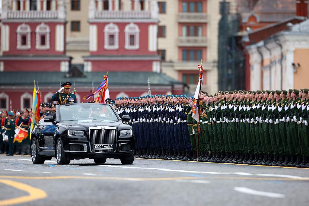 俄罗斯红场盛大阅兵纪念卫国战争胜利76周年