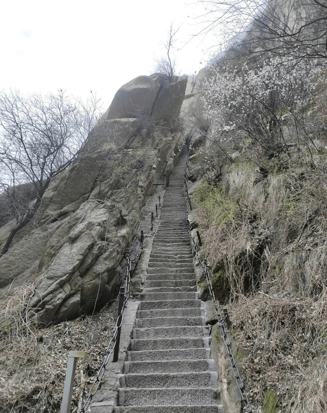 走进华山 了解神仙开凿出来的古山道_华旅