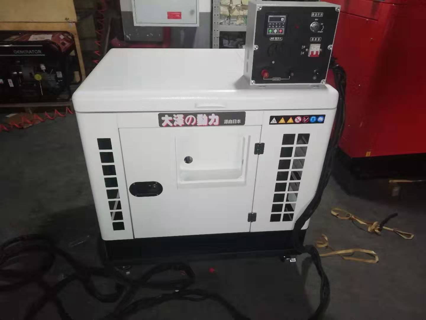 大泽动力10kw车载柴油发电机尺寸yo14000et