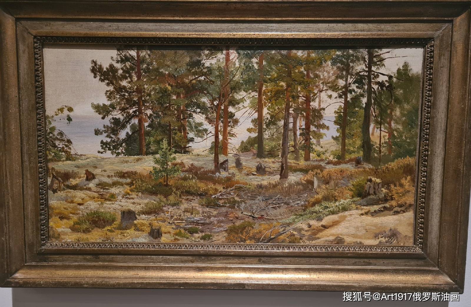 19世纪俄国巡回展览画派风景画家希施金的作品展