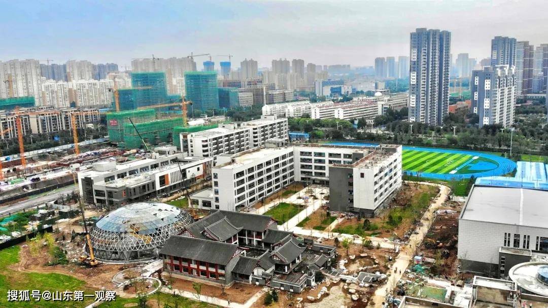 山东第一观察济宁太白湖新区天立学校项目即将竣工