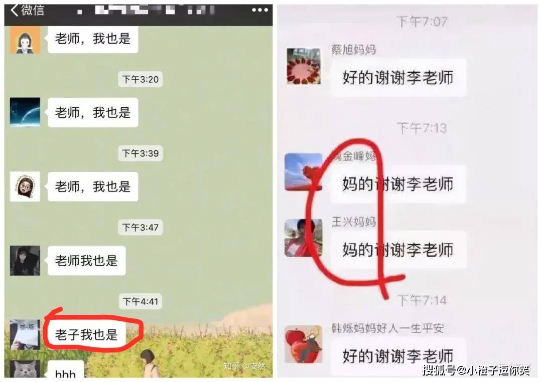 搞笑图片:微信家长群变"tq专区",偶尔还有福利?