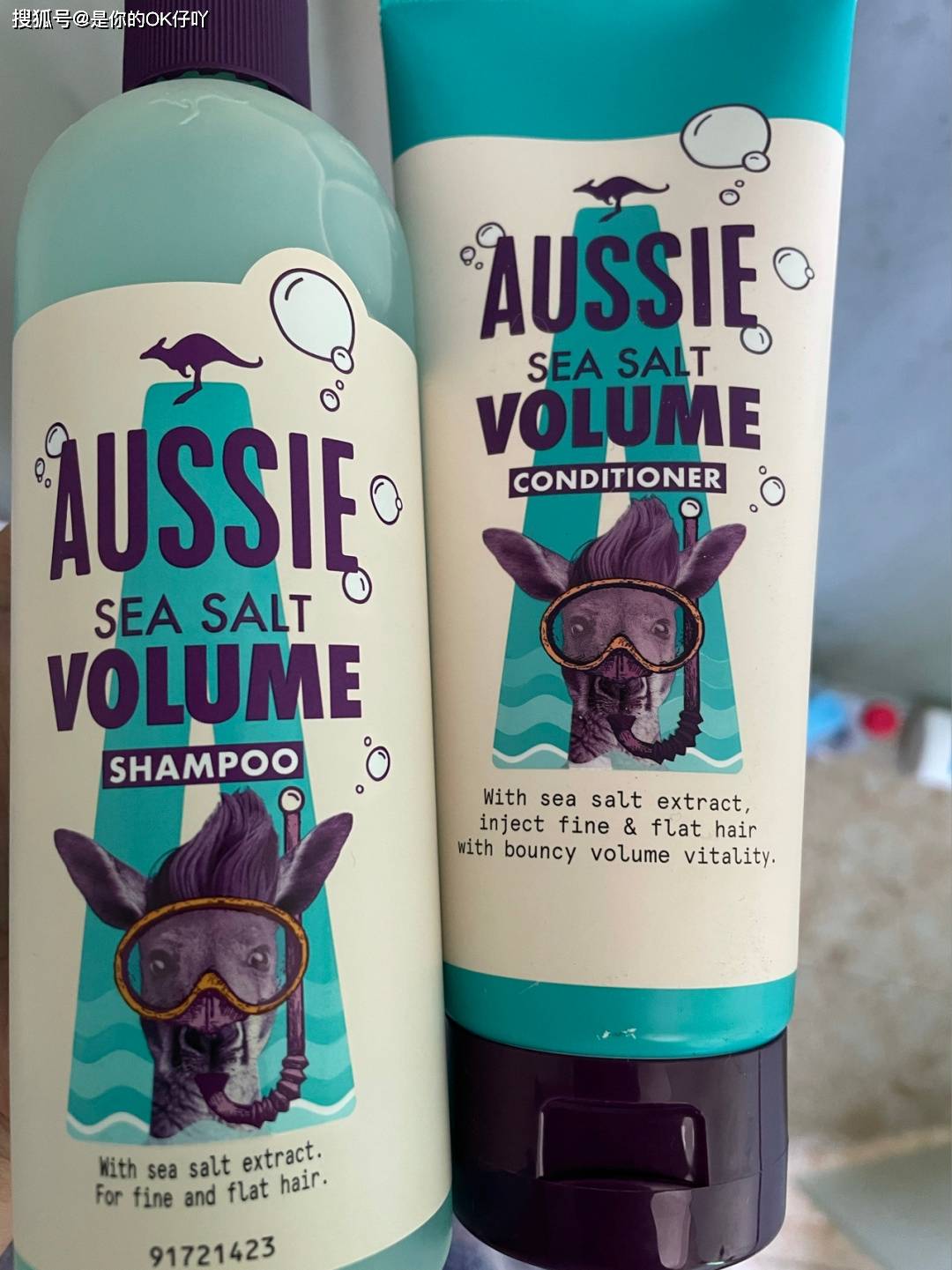 6. aussie白袋鼠海盐洗发水(参考价:79rmb/300ml)