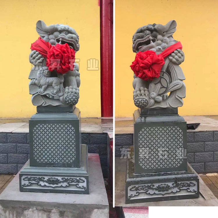 石雕狮子应该要如何摆放
