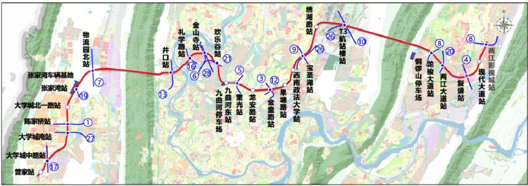 2021-09-17 10:30 来源:  沙坪坝发布 轨道交通15号线是重庆首条城市