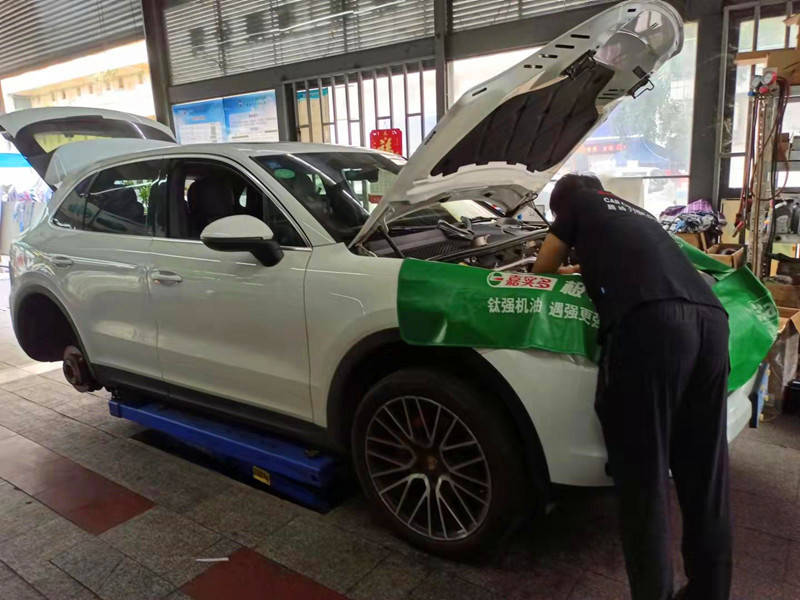 保时捷保养案例-保时捷 cayenne卡宴保养/轮毂拉丝修复