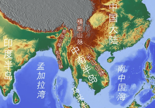 缅甸与泰国的南部领土为何会犬牙交错在狭长的克拉地峡上