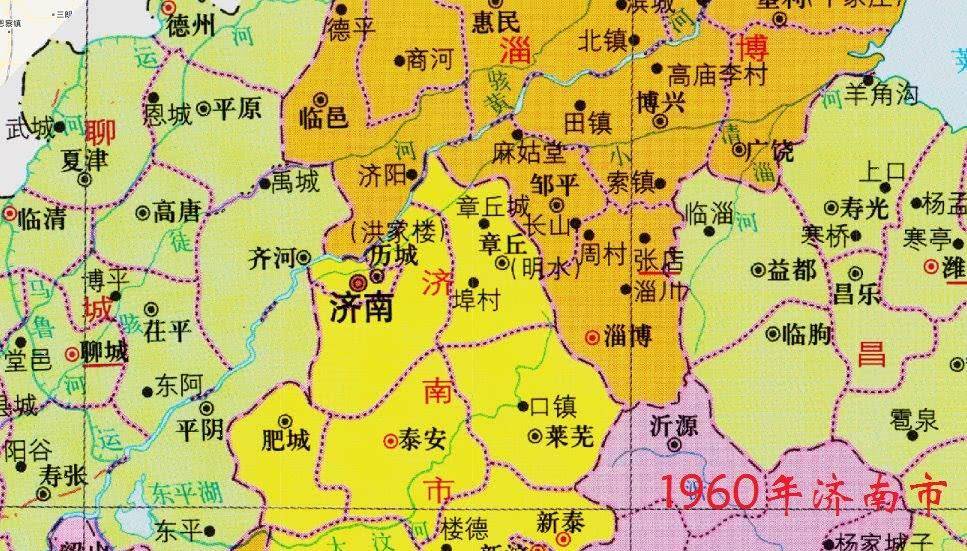 建国初,今新泰市域分属新泰,泰宁两县,两县均属鲁中南行政区泰山专区