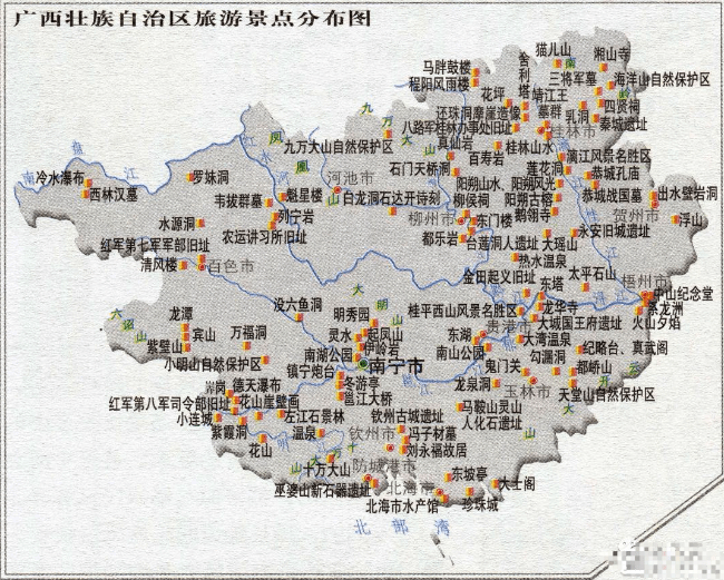 中国各省份旅游景点介绍