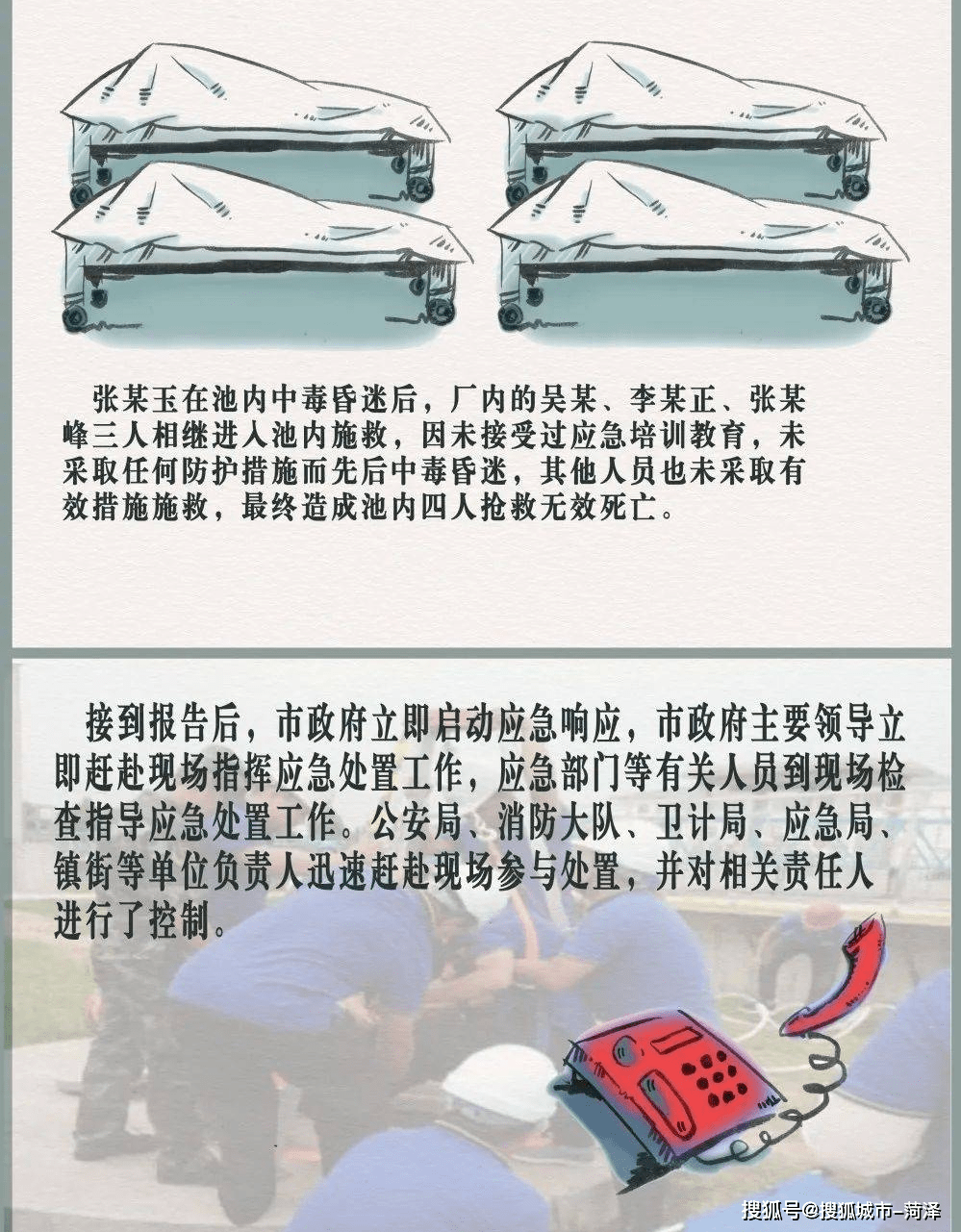 应急动漫有限空间作业事故案例