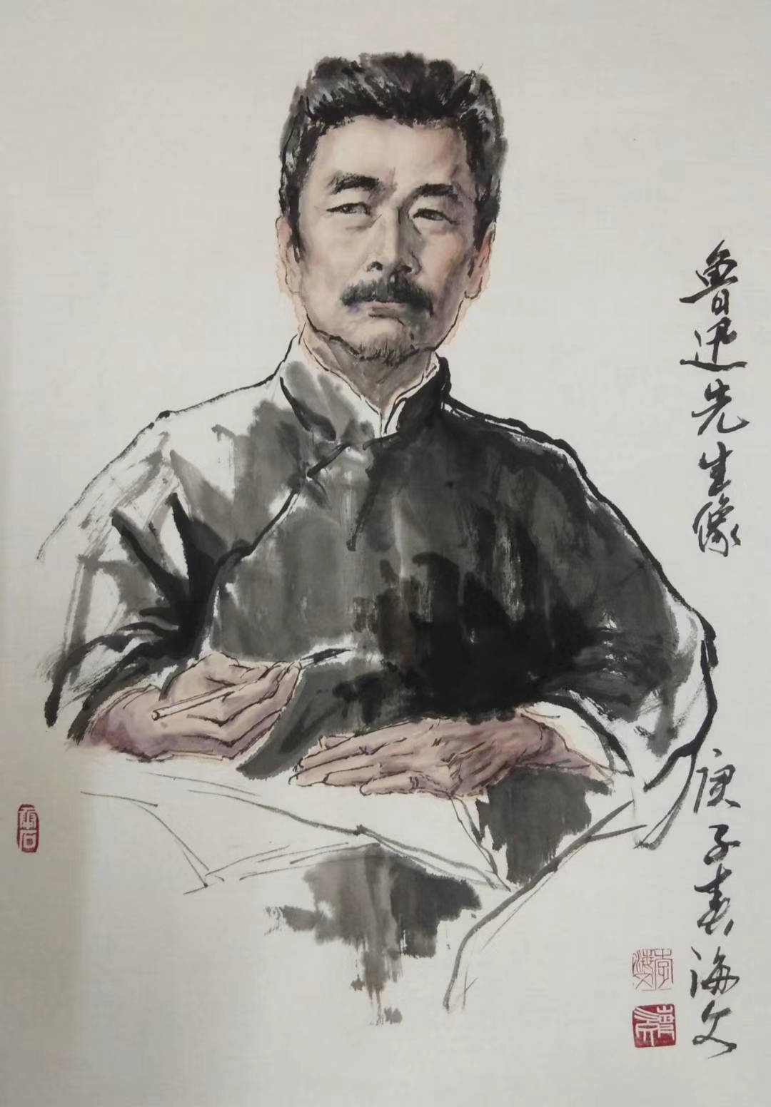 实力派人物肖像画家唐山李海文先生做品集（一）